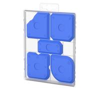 HRLORK 5 Set Sealant Finishing Tool Blue Silicone Sealant Applicator Kit Caulking Tool Set with Storage Box for Silicone and Acrylic Joints