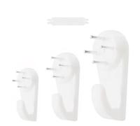 HRLORK 60 Pcs Picture Hanging Kit Assorted Picture Hanging Hooks Non-Trace Picture Hooks Hard Wall Drywall Picture Hanger Hook Set for Fixing Picture Photo Frame
