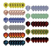 HRLORK 77 Pack Dart Flights Standard Thick Flight Extra Multiple Darts Flight Dart Sets