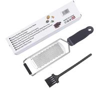 HRLORK Cheese Grater Handheld Kitchen Grater Stainless Steel Hand Zester with Soft Handle Kitchen Tools for Carrot Garlic Salad Potato Lemon Vegetable Fruits
