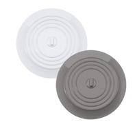 HRLORK Drain Stopper Sink Stopper Universal Silicone Drain Plug Bathtub Plugs for Kitchen Bathroom Basin- 2 Pcs