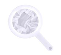 HRLORK Mesh Strainer 400 Mesh Filter Net Kitchen Plastic Sieve with Handle Hook for Filtering Small Impurities of Coffee Milk Juice Jam- 1 Pack