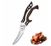 HRLORK Poultry Shears Sharp Kitchen Scissors Heavy Duty Kitchen Cooking Scissors Steel Stainless Utility Multipurpose Shears Dishwasher Safe for Cutting Food Chicken Bone Meat Fish Vegetable