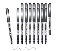 HRLORK Rollerball Pens 16 Pcs Black Ink Pens 0.5mm Liquid Ink Quick-Drying Ballpoint for Journaling Note Taking School Office Home