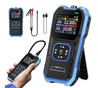 HRM-10 Voltage Internal Resistance Battery Tester, 100V DC 200Ω Car Battery Tester with 1000mAh, TFT Screen, Kelvin 4 Wire Test, Cell Sort & Data Export, for Automotive & Household Batteries