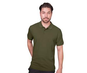 HRM Men's 301 Polo Shirt, Olive, XXXX-Large