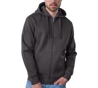 HRM Men's 707 Hooded Sweatshirt, Dark Grey, Regular
