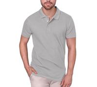 HRM Men's Heavy Stretch M Polo Shirt, Sand, L