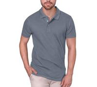 HRM Men's Heavy Stretch M Polo Shirt, Stone, M