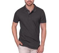HRM Men's Heavy Stretch M Polo Shirt, Grey (Dark Grey 6), XL