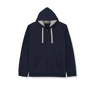 HRM Men's Jacket M Hooded Sweatshirt, Blue (Navy 4), S