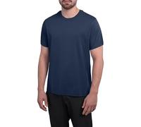 HRM Men's Luxury Round M T-Shirt, Navy, 2XL