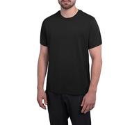 HRM Men's Luxury Round T-Shirt, Black, S