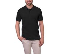 HRM Men's Luxury Stretch M Polo Shirt, Black (Black 01-Black), L