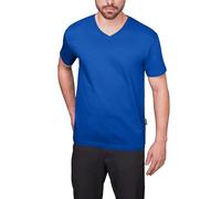 HRM Men's Luxury V-Neck Tee I Premium T-Shirt Men's V-Neck Made from 100% Organic Cotton I Basic T-Shirt Washable up to 60°C I Sustainable Men's Clothing, Royal Blue, S