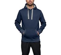 HRM Men's Unisex Sweat Sports Hoodie, Navy, L