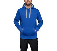 HRM Men's Unisex Sweat Sports Hoodie, Royal Blue, XL