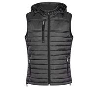 HRM Women's 1302 Hooded Performance Body Warmer, Dark Grey, XXXL