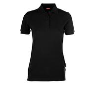 HRM Women's Heavy Performance W Polo Shirt, Black, Large