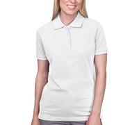 HRM Women's Heavy Stretch W Polo Shirt, White (White 02-White), Large
