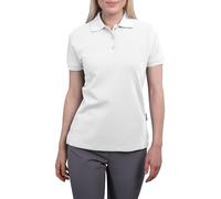 HRM Women's Heavy W Polo Shirt, White, M