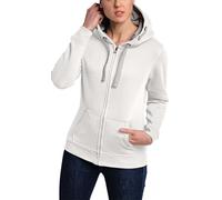 HRM Women's Jacket F Hoodie, Ivory (Off-White 10), M