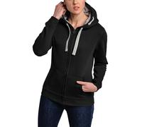 HRM Women's Jacket F Hoodie, Black, XXXXL
