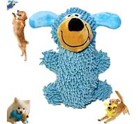 HRMCMX Ipaws Plus Dog Toy, Ipaws Plus Squeaky Dog Plush Toy, Ipaws Plus Dogs Chew Toys for Interactive Play Fun, Crinkly Soft Interactive Plush Animal Toys for Tooth Cleaning (Blue)