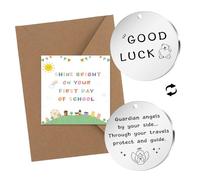 Hroanc First Day at School Gifts Pocket Hug Guardian Angel Gifts Positive Gifts Starting School Gifts Inspirational Gifts 1st Day at School Gifts - Shine Bright on Your First Day of School