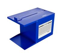 Hrokz Sit and Reach Flexibility Test Box with Anti-Slip Feet, Precision Sliding Vernier, Easy-Read Scale - Professional Flexibility Tester for Home, Gym, School and Clinic (Blue)