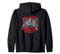Hrolf Krakis Mead Hall Security Viking Berserker Zip Hoodie