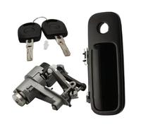 HRQCTIM 1J6827297G 1J6827565B Tailgate Rear Outer Door Handle with Lock 2 Keys for SEAT for Alhambra for Arosa Rear Trunk Lock(1 Set)