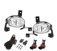 HRQCTIM For CR-V CRV 2007 2008 2009 2010 2011 Car Front Bumper Fog Lights With Harness Accessories 1 Pair Front Fog Lights(2010-2011)