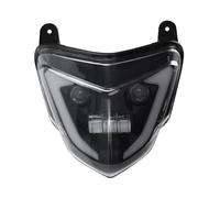 HRQCTIM For Ducati For Hypermotard 821 939 950 Black LED Headlight With Yellow Turn Signal Light DRL Headlight Motorbike Headlights