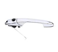 HRQCTIM for Fiat 500 2007-2020 Passenger Left Or Right Side Chrome Outer Door Handle 735592026 735592012 (Right)