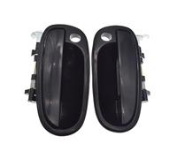 HRQCTIM for Hyundai for Matrix 2001-2010 Front Rear Left Right Black Smooth Exterior Door Handle (Front Left and Right)