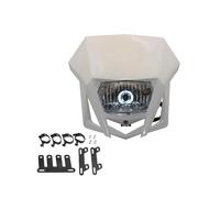 HRQCTIM For SUZUKI DRZ RMZ RM 85 125 250 Motorcycle Headlight Dirt Bike Headlight Motocross Headlamp Motorbike Headlights(White)