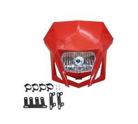 HRQCTIM For SUZUKI DRZ RMZ RM 85 125 250 Motorcycle Headlight Dirt Bike Headlight Motocross Headlamp Motorbike Headlights(Red)