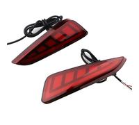HRQCTIM For Toyota For CHR 2018 2019 2020 2021 2022 LED 2Functions Car Rear Bumper LED Fog Lights Lamps Brake Light Accessories Car Third Brake Lights