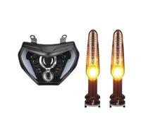 HRQCTIM For Y&amaha For MT 09 FZ 09 For MT09 FZ09 2014 2015 2016 Motorcycle Headlight LED Lamp Headlight DRL Lights Motorbike Headlights(Bundle)