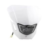 HRQCTIM For Y&amaha WR250f WR450f YZ250F YZ450F MX WR Universal Motorcycle Headlight Dirt Pit Bike Led Headlamp Mask Motorbike Headlights(B)
