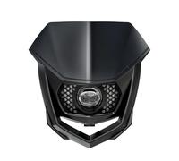HRQCTIM For Y&amaha WR450F WR426F WR400F WR250F WR125R WR125X WR200 WR250 Motorcycle LED Headlight Universal Headlamp Motorbike Headlights(Headlight Mask Black)