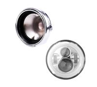 HRQCTIM For Y&amaha XJR 400 1200 1300 7.5" Inc Motorcycle LED Headlight Motorcycle Front Headlight Motorbike Headlights(B)
