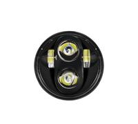HRQCTIM Motorcycle Headlights Led 5.75 Inch Black Headlamp For Harley For Sportster 1200 883 Street 500 750 Motorbike Headlights(C)