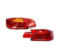 HRQCTIM Rear Tail Light For B&MW E92 335 M3 3-Series Sedan Coupe 2006-2013 LCI Brake Lights Reverse The Lights Turn Signal Pair Taillight Assembly Auto Parts(RED)