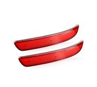 HRQCTIM Rear Tail Light For B&MW X5 E70 2006 2007 2008 2009 2010 2011 2012 2013 2PCS Red/Black Lens LED Car Rear Bumper Reflector Tail Brake Stop Light Auto Parts(Red Lens)