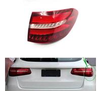 HRQCTIM Rear Tail Light For Benz W253 GLC 2016 2017 2018 2019 Car Taillight Assembly Reverse Park Shell Brake Lamp Rear Turn Signal Light Auto Parts(Out 1 Pcs Right)