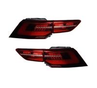 HRQCTIM Rear Tail Light For Golf 8 MK8 2021 2022 2023 2024 LED Car Back Lamps Taillight Assembly Upgrade Configure Style Accessories Auto Parts(Red one set)