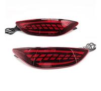 HRQCTIM Rear Tail Light For Hyundai For Accent 2008-2015 Tail Reflector Brake Fog Lamp Turn Signal 2Pcs/set Car LED Rear Bumper Light Auto Parts