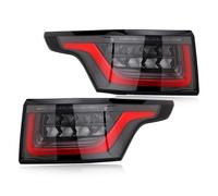 HRQCTIM Rear Tail Light For L&and R&over For R&ange R&over Sport 2014 2015 2016 2017 2018 2019 2020 LED Rear Tail Light Taillight Car Accessories Auto Parts(1 pair black red)
